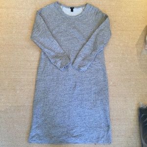 J. Crew | Heather Gray Crewneck Sweatshirt Dress